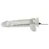 Crystal - Vibrator med sugekopp (gjennomsiktig)