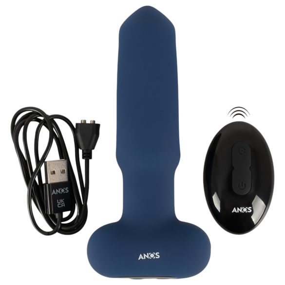 ANOS - slikkende analvibrator (blå)