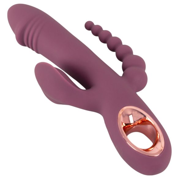 You2Toys - trippelarmet oppladbar vibrator (lilla)