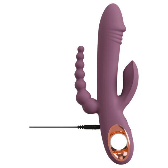 You2Toys - trippelarmet oppladbar vibrator (lilla)