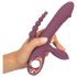 You2Toys - trippelarmet oppladbar vibrator (lilla)