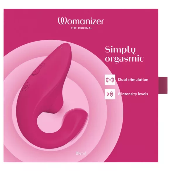 Womanizer Blend - G-punkt-vibrator og klitorisstimulator (rosa)
