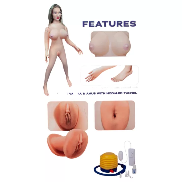 Excellent Power Amanda - livaktig vibrerende dukke