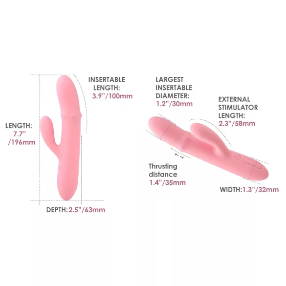 Svakom Mora Neo - smart klitorisarm, perlevibrator (rosa)