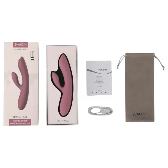Svakom Trysta Neo - bevegelig kule, klitorisstimulerende vibrator (rosa)