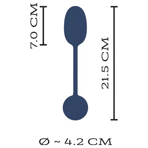 You2Toys Intense RC - vibrerende egg (svart)