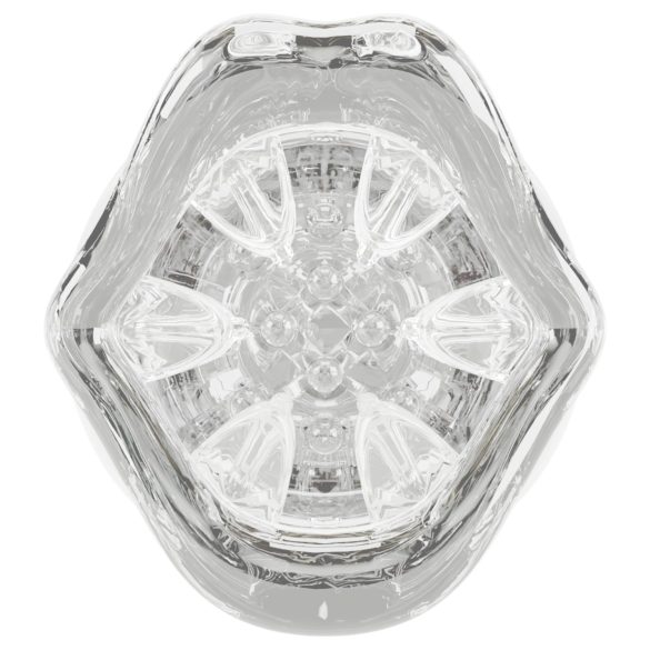 Stroker - vibrerende, roterende masturbator (gjennomsiktig)