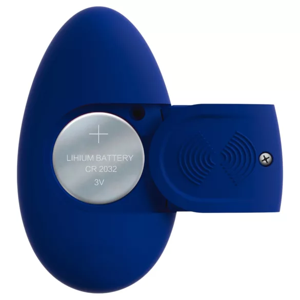 Smile RC Trusevibrator med fjernkontroll (blå)