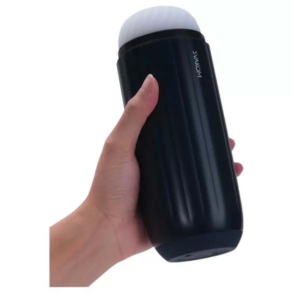 Svakom Sam Neo 2 - smart masturbator (svart-hvitt)