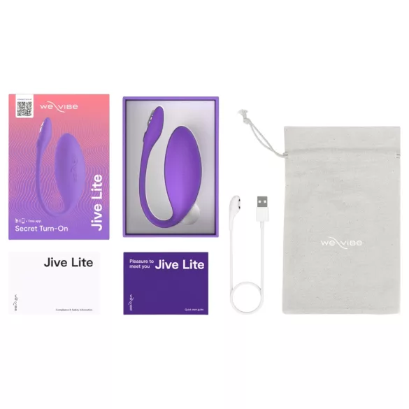 We-Vibe Jive Lite - bærbart appstyrt vibrerende egg (lilla)