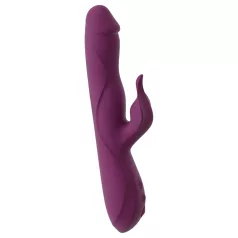 Javida - 3-i-1 støtende, roterende perlevibrator (lilla)