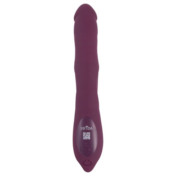 Javida - 3-i-1 støtende, roterende perlevibrator (lilla)