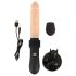 You2Toys RC Pulemaskin Flesh - støtende vibrator (svart)