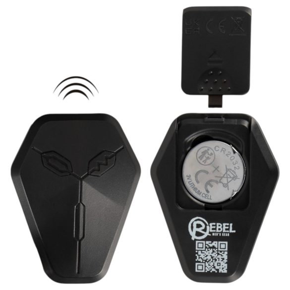 Rebel - fremovervendt prostatavibrator (svart)