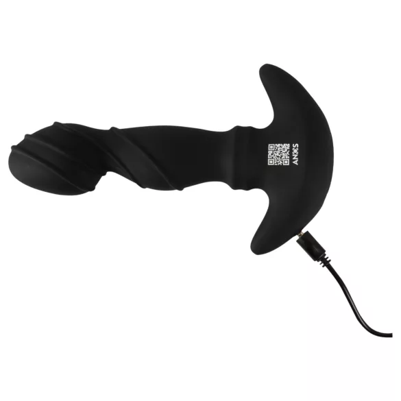 ANOS - bevegelig ring prostata vibrator (svart)