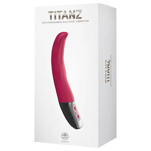 G-punktkraft: Titanz rosa vibrator