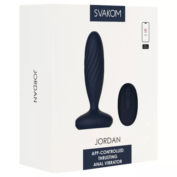 Svakom Jordan - smart analvibrator (blå)