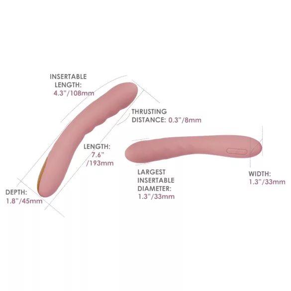 Svakom Ava Neo - smart støtvibrator (rosa)