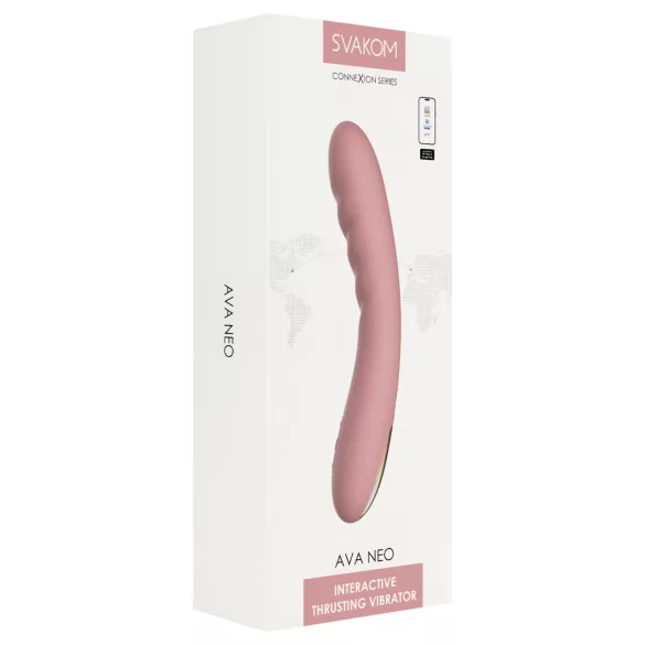 Svakom Ava Neo - smart støtvibrator (rosa)