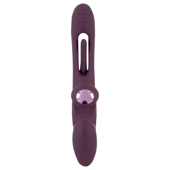 Javida - stroppeløs påsettbar parvibrator (lilla)