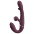 Javida - stroppeløs påsettbar parvibrator (lilla)