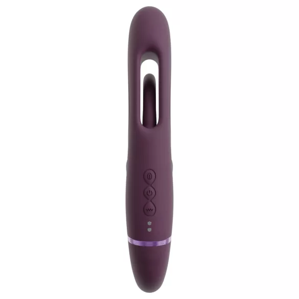 Javida - stroppeløs påsettbar parvibrator (lilla)