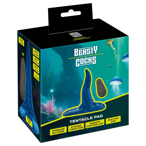 Beasty Cocks - Blekksprut G-punkt putevibrator (blå)