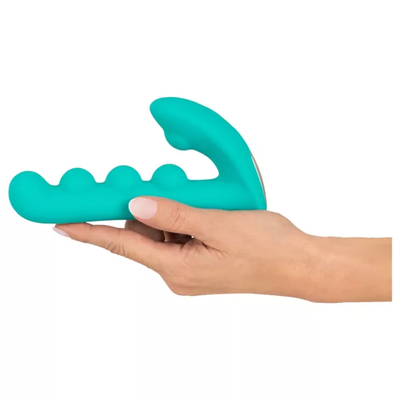 Beau Coeur Sylora - perler 2i1 vibrator (grønn)