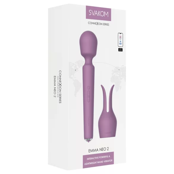 Svakom Emma Neo 2 - smart masserende vibrator (lilla)