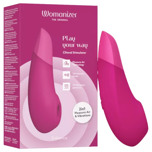 Womanizer Enhance - klitorisstimulator med lufttrykk (rosa)