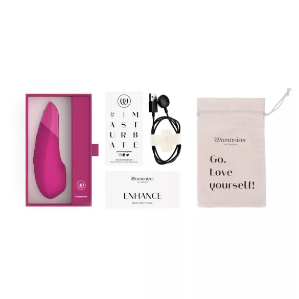 Womanizer Enhance - klitorisstimulator med lufttrykk (rosa)