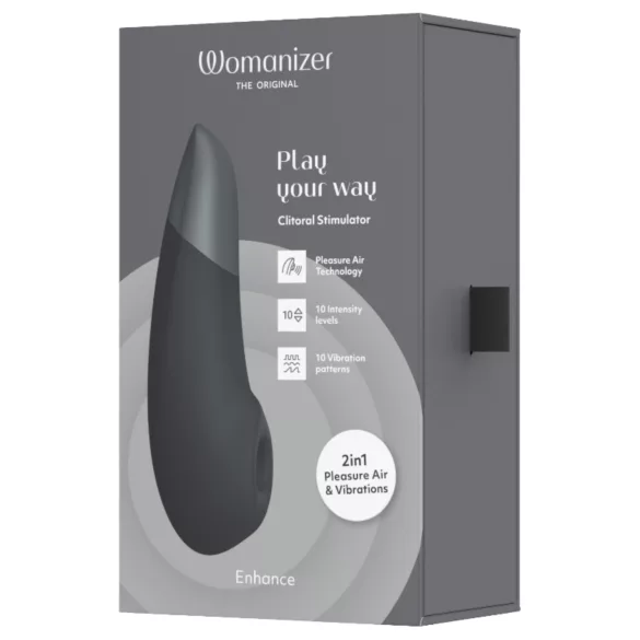 Womanizer Enhance - luftbølgebasert klitorisstimulator (svart)