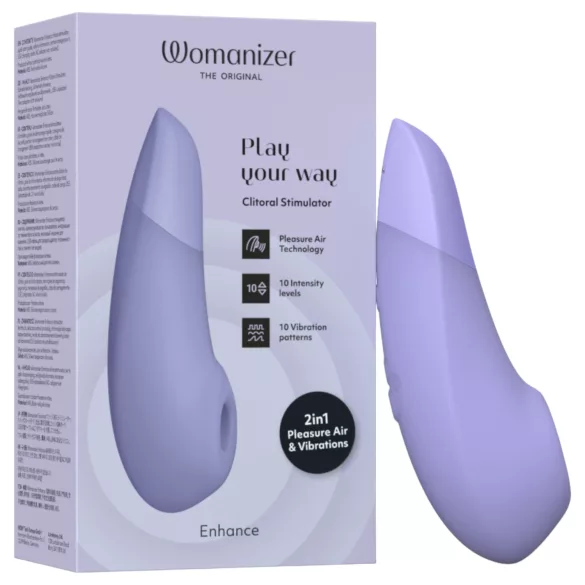 Womanizer Enhance - klitorisstimulator med luftbølger (lilla)