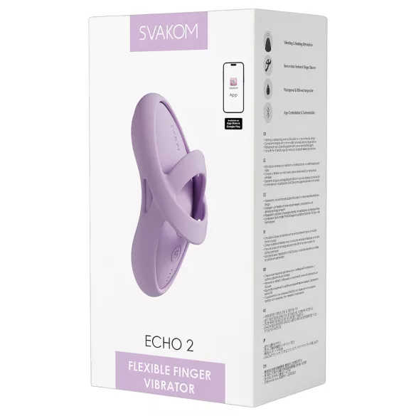 Svakom Echo 2 - smart finger-vibrator (rosa)