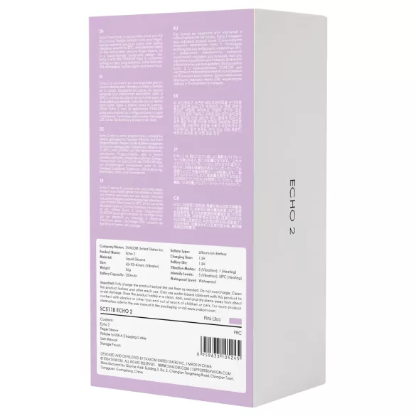 Svakom Echo 2 - smart finger-vibrator (rosa)