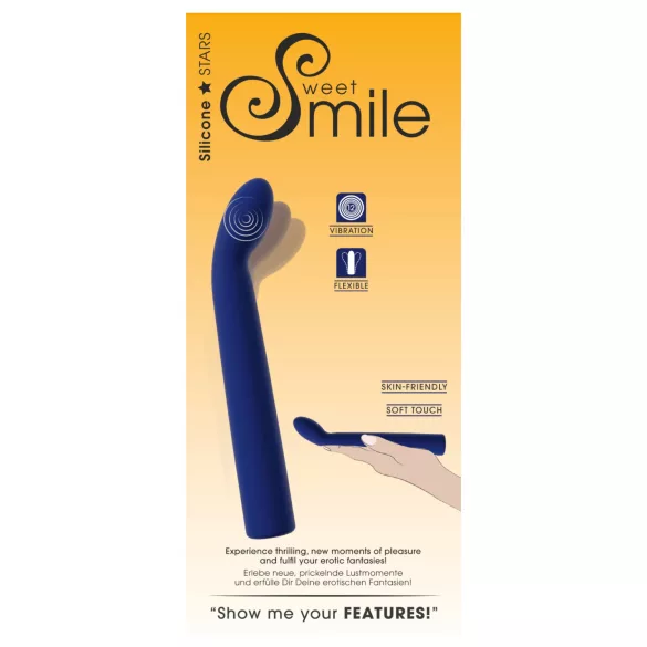 Smile - Buet G-punktvibrator (blå)