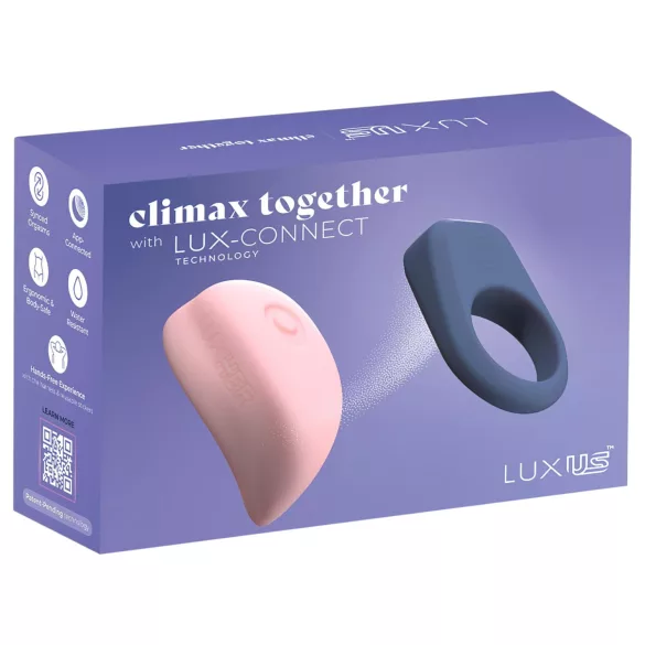 LUXUS Climax Together by Kiiroo - magnetisk, app-styrt parvibrator-sett