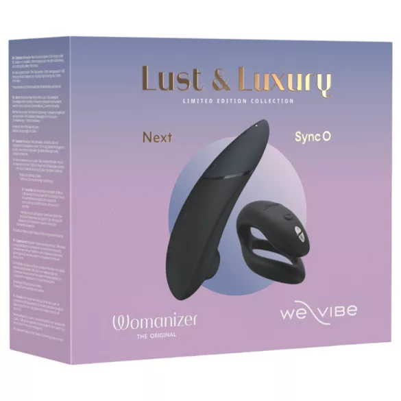Womanizer Lust&Luxury - klitoris- og parvibratorsett (svart)