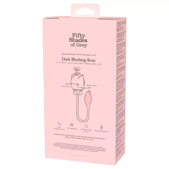 Fifty Shades of Grey - klitorisstimulator og vibrerende egg (svart)
