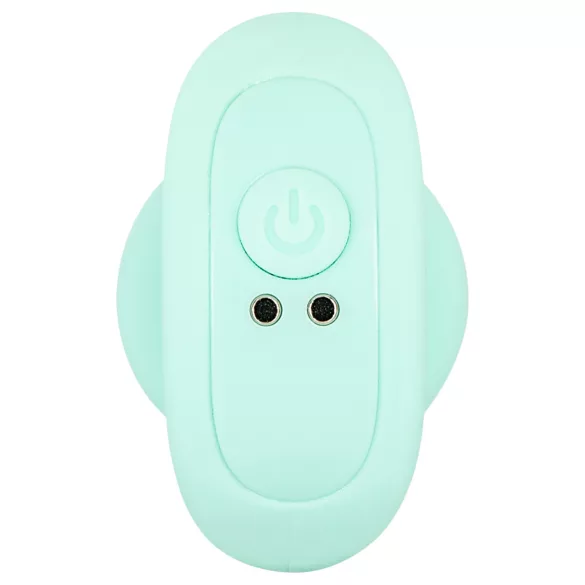 Cuties Mini - rund vibrerende analplugg (grønn)