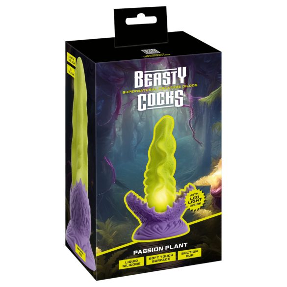 Beasty Cocks Lidenskapelig Plante - lysdildo (grønn)