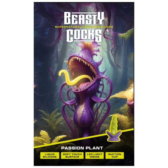 Beasty Cocks Lidenskapelig Plante - lysdildo (grønn)