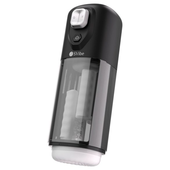 Snail Vibe Ikon Volt - automatisk masturbator (svart)