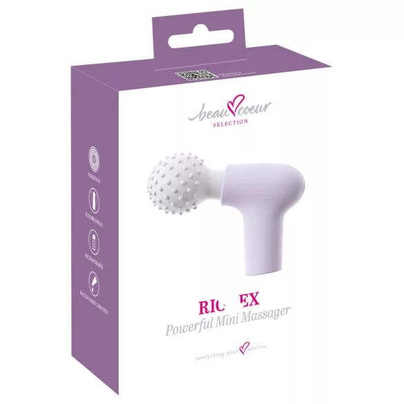 Beau Coeur Rionex - mini massasjestav (lilla)