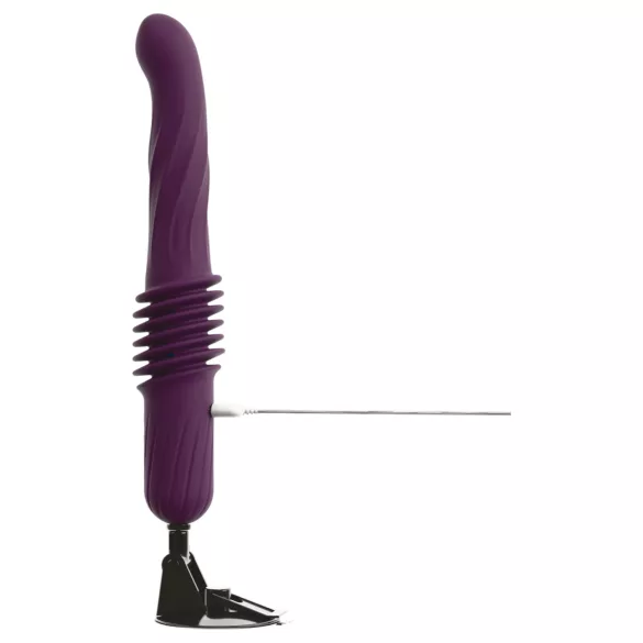 You2Toys - fjernstyrt, oppvarmet støtvibrator (lilla)