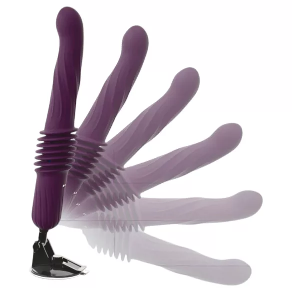 You2Toys - fjernstyrt, oppvarmet støtvibrator (lilla)