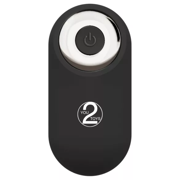 You2Toys - fjernstyrt dobbelt påsettbar vibrator (svart)