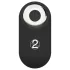 You2Toys - fjernstyrt dobbelt påsettbar vibrator (svart)