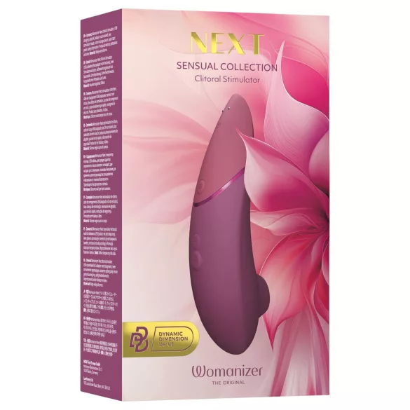 Womanizer Next - oppladbar, luftvibrerende klitorisstimulator (rosa)