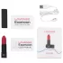 Lovense Exomoon - minivibrator i leppestiftform (svart)